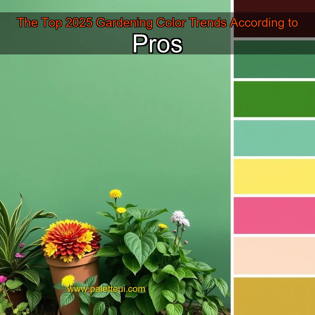You are currently viewing The Top 2025 Gardening Color Trends  According to Pros