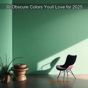 Read more about the article 30 Obscure Colors Youll Love for 2025