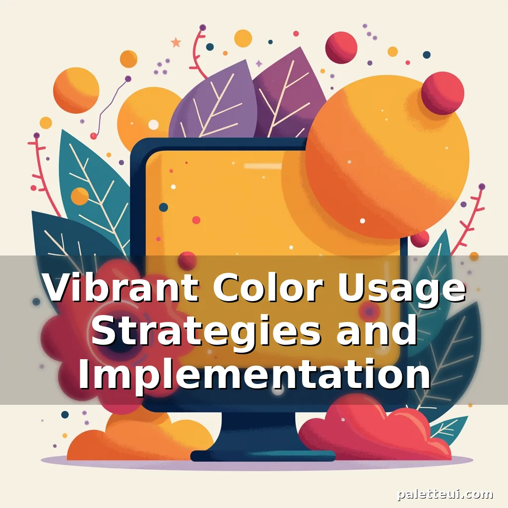 Read more about the article Vibrant Color Usage Strategies and Implementation